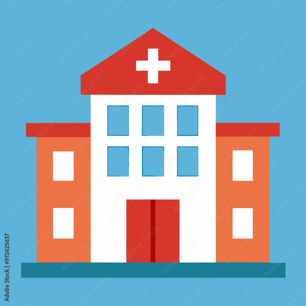 vector illustration of hospital vector illustration of hospital