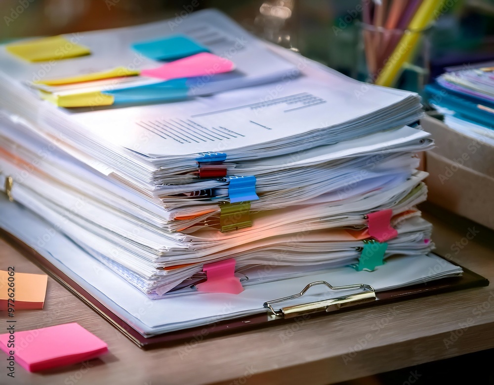 Order and organization featuring elements like organized documents, neatly arranged items, and checklist symbols representing systematic arrangement, management, and efficiency. Order and organization featuring elements like organized documents, neatly arranged items, and checklist symbols representing systematic arrangement, management, and efficiency.