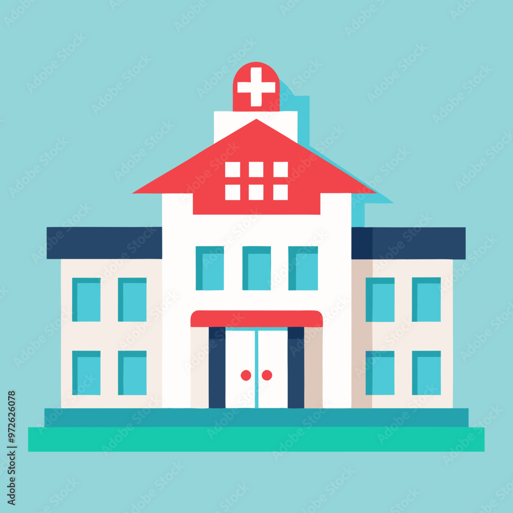 vector illustration of hospital vector illustration of hospital