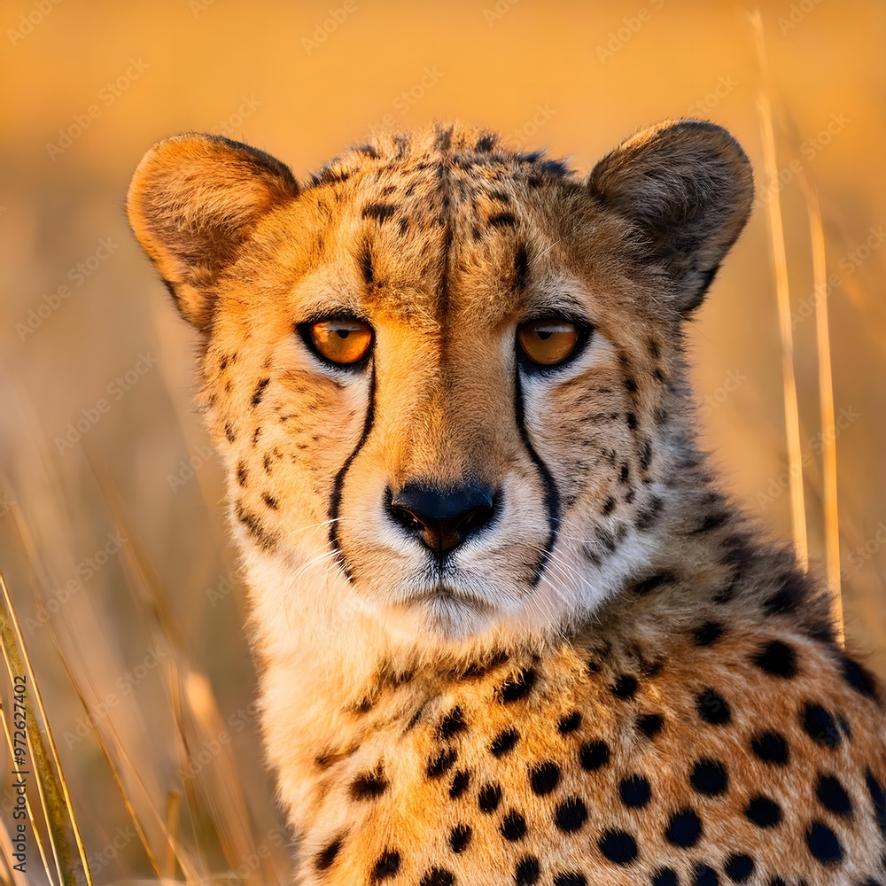 Cheetahs in the African grasslands Cheetahs in the African grasslands
