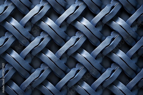 Interlocking vector elements forming an aesthetically pleasing and seamless pattern, displayed in breathtaking