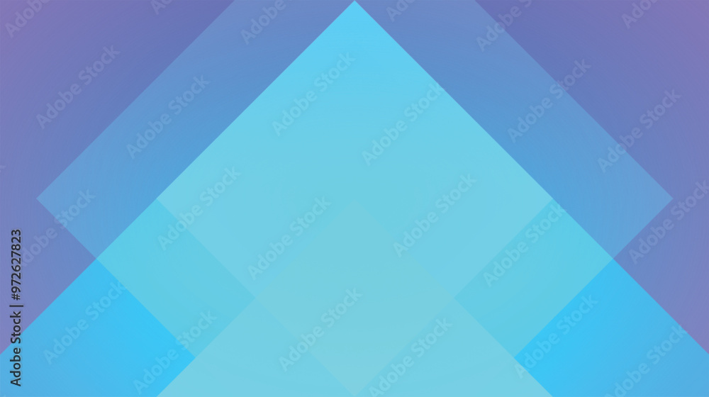 Obraz premium Abstract Blue Diamond Shapes Design with Layers, Geometric Design Digital Background