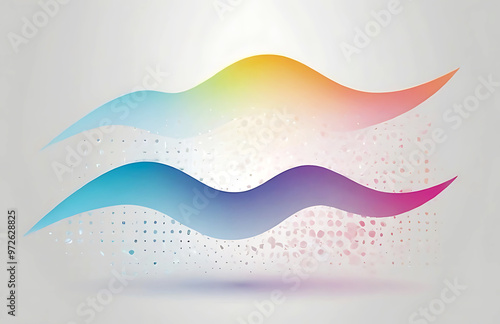 Abstracts  background with gradient color  design