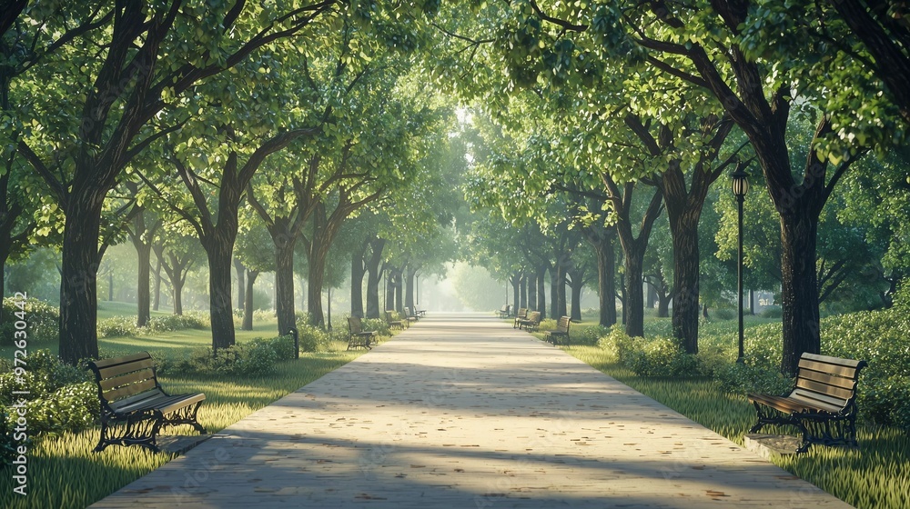 alley in the park alley in the park