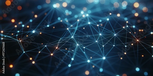 Wallpaper Mural Glowing Sphere with Connections | Abstract Technology Image | Digital Network Visualization | Cosmic Energy Field | Futuristic Technology Background | High Resolution Large Image At 300 PPI Torontodigital.ca