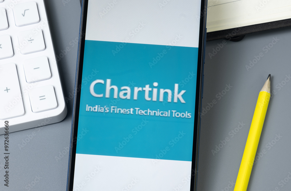New York, USA - 30 August 2024: Chartink.com Logo on Phone Screen ...