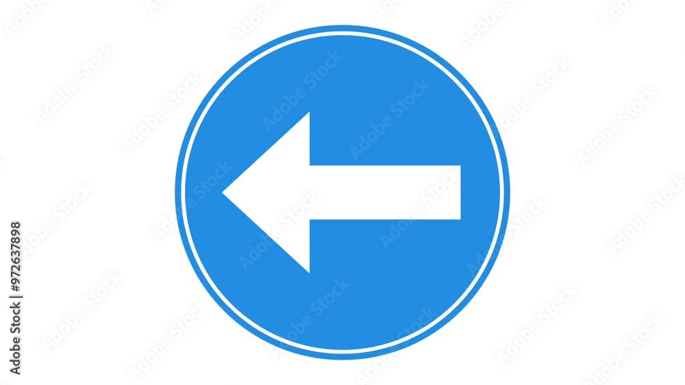 2d traffic sign animation.Suitable for education or others. Turn right, left, go to straight or turn right, turn right or left sign. 2d traffic sign animation.Suitable for education or others. Turn right, left, go to straight or turn right, turn right or left sign.