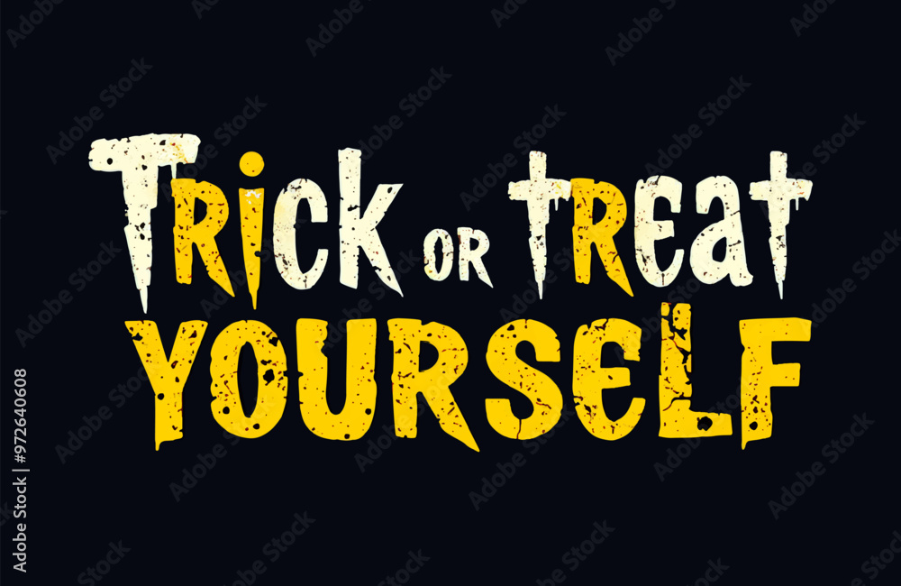 Obraz premium typography t shirt design, ghost, star for trick or treat