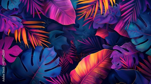 A slightly enlarged, high-definition image of a vibrant background filled with a variety of colorful feathers.