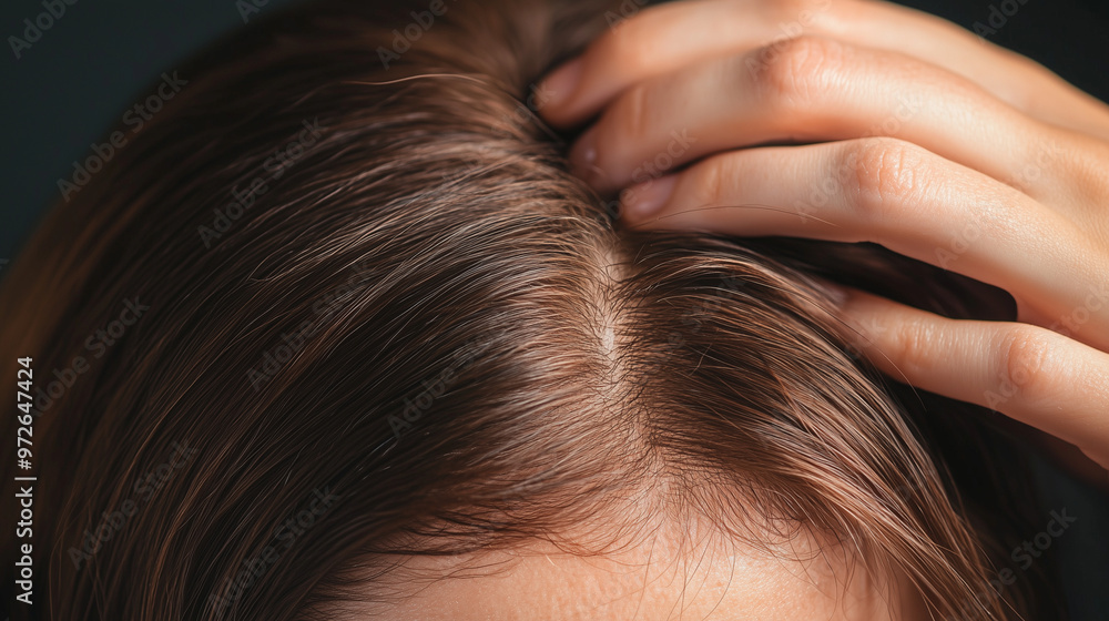 Women with hair problems Women with hair problems
