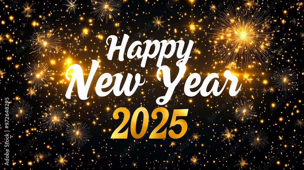 Celebrate New Year's Eve 2025 with festive fireworks and sparkles, New Year Illustration, New Year Artwork Celebrate New Year's Eve 2025 with festive fireworks and sparkles, New Year Illustration, New Year Artwork