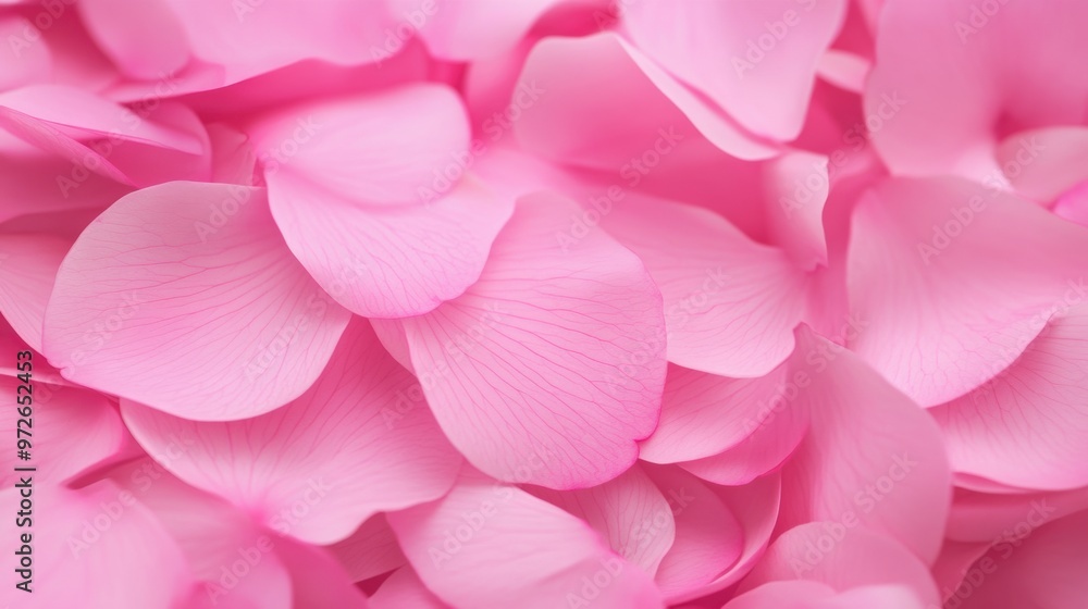 A close up of a pile of pink petals on the ground, AI A close up of a pile of pink petals on the ground, AI