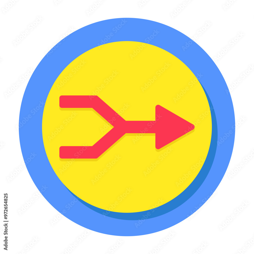 Editable flat design of direction Head arrows Editable flat design of direction Head arrows