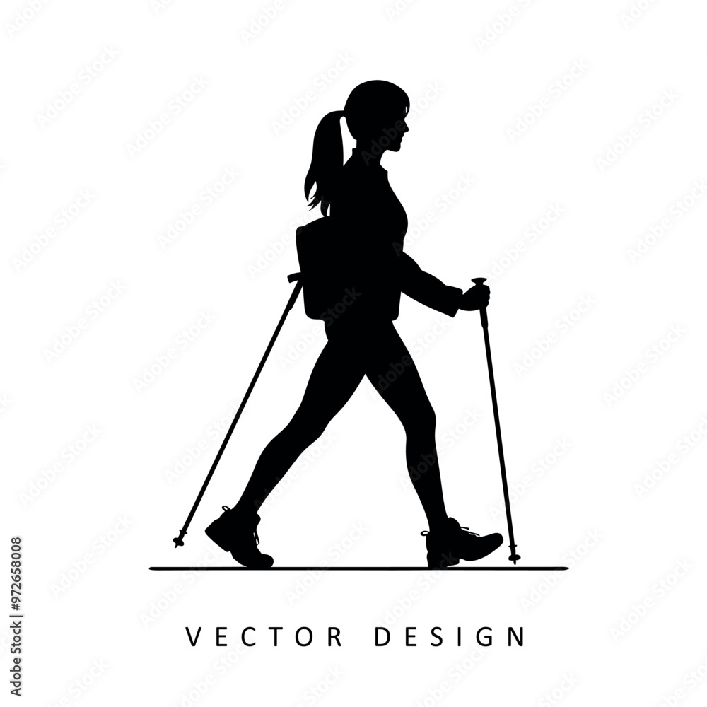 sporty woman walk simple vector design isolated illustration sporty woman walk simple vector design isolated illustration