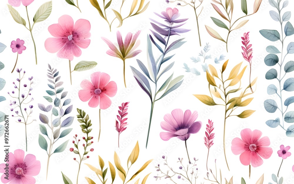 seamless floral pattern seamless floral pattern
