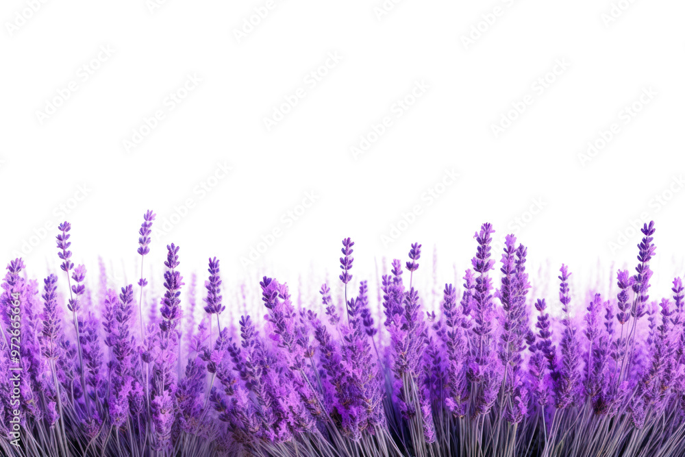 Naklejka premium PNG Lavender field backgrounds blossom flower.