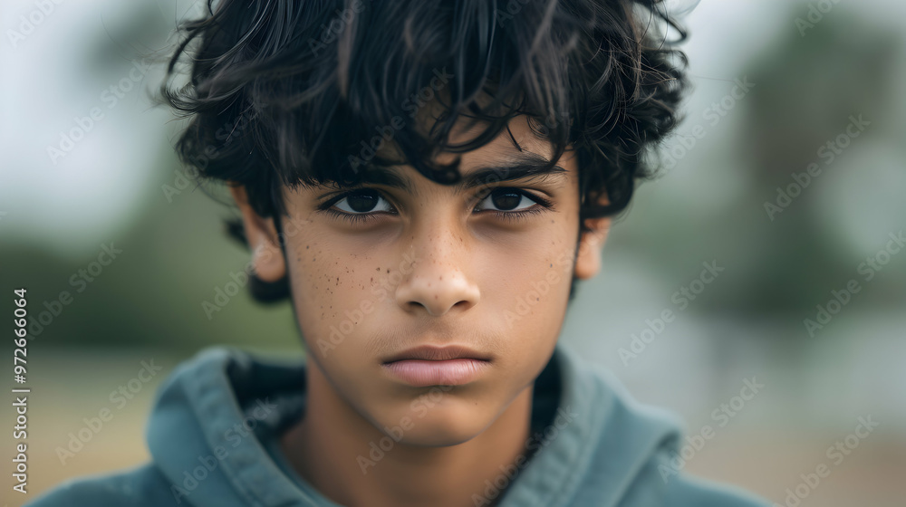 Young Teen Boy Feeling Lonely And Sad Street Young Teen Boy Feeling Lonely And Sad Street