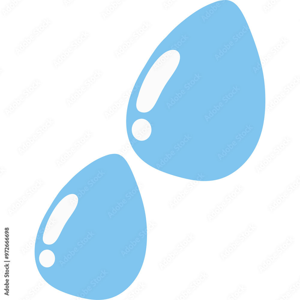 Cute and colorful cartoon water drop images Cute and colorful cartoon water drop images