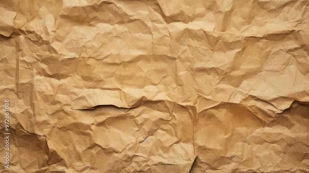 ai generates, High-resolution crumpled brown paper texture with visible creases and folds, perfect for rustic or aged backgrounds. Ideal for adding depth and character to creative design projects ai generates, High-resolution crumpled brown paper texture with visible creases and folds, perfect for rustic or aged backgrounds. Ideal for adding depth and character to creative design projects
