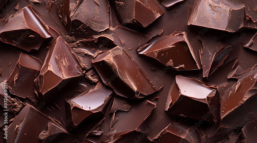 Dark chocolate. Floating liquid waves of milk chocolate. Background texture. viscous, thick and creamy. Full frame close up of the delicious sweet texture of melted chocolate. AI generation Dark chocolate. Floating liquid waves of milk chocolate. Background texture. viscous, thick and creamy. Full frame close up of the delicious sweet texture of melted chocolate. AI generation