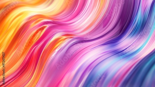 Wallpaper Mural Vibrant Abstract Art Torontodigital.ca