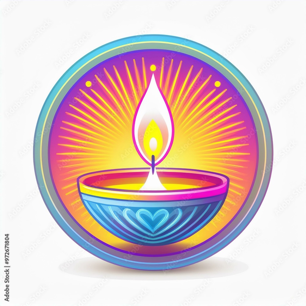 Happy Diwali diya lamp, Indian festival of lights Happy Diwali diya lamp, Indian festival of lights