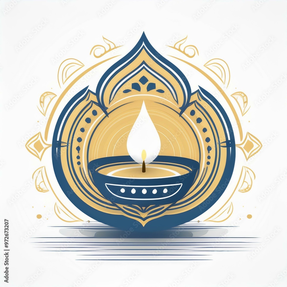Happy Diwali diya lamp, Indian festival of lights Happy Diwali diya lamp, Indian festival of lights