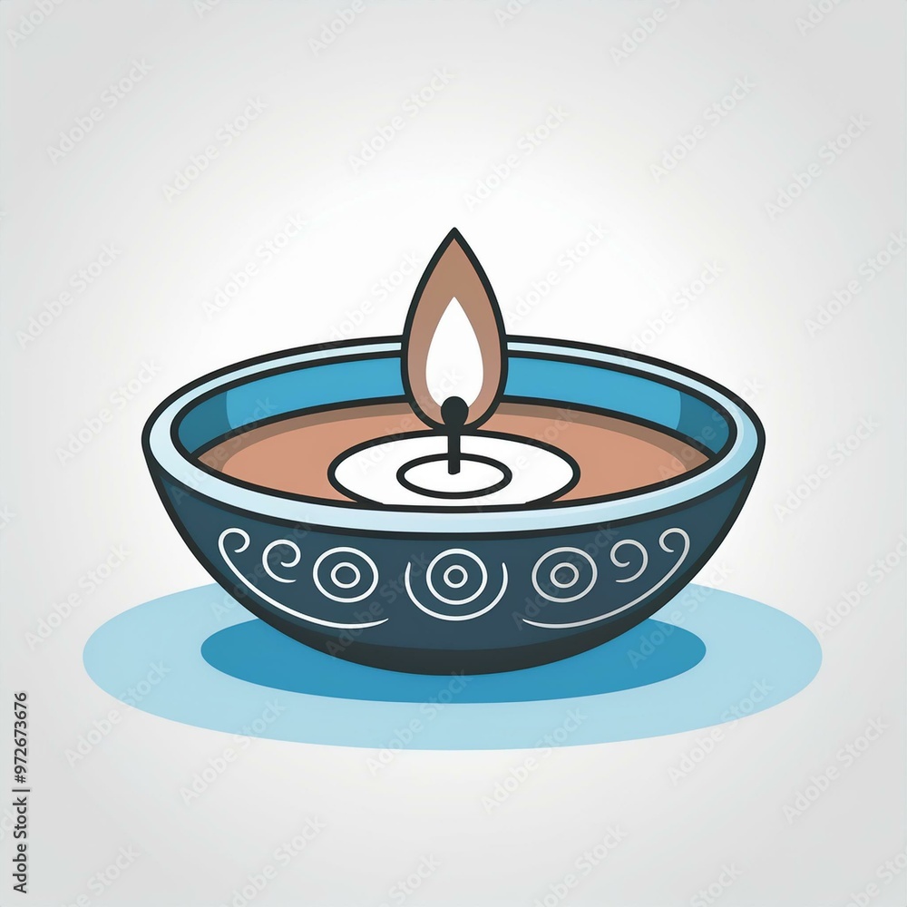 Happy Diwali diya lamp, Indian festival of lights Happy Diwali diya lamp, Indian festival of lights