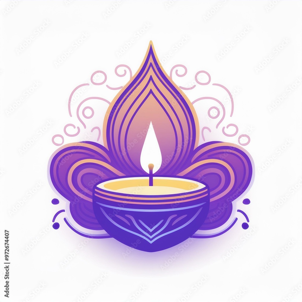 Happy Diwali diya lamp, Indian festival of lights Happy Diwali diya lamp, Indian festival of lights