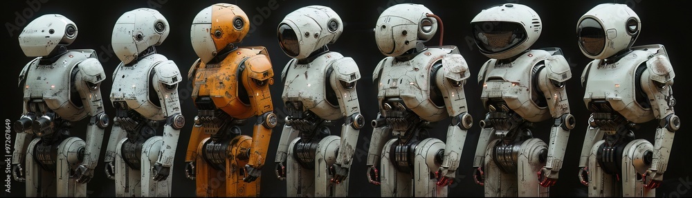 Hephaestus automata, self replicating robots originally crafted by the god, evolving into sentient beings Hephaestus automata, self replicating robots originally crafted by the god, evolving into sentient beings