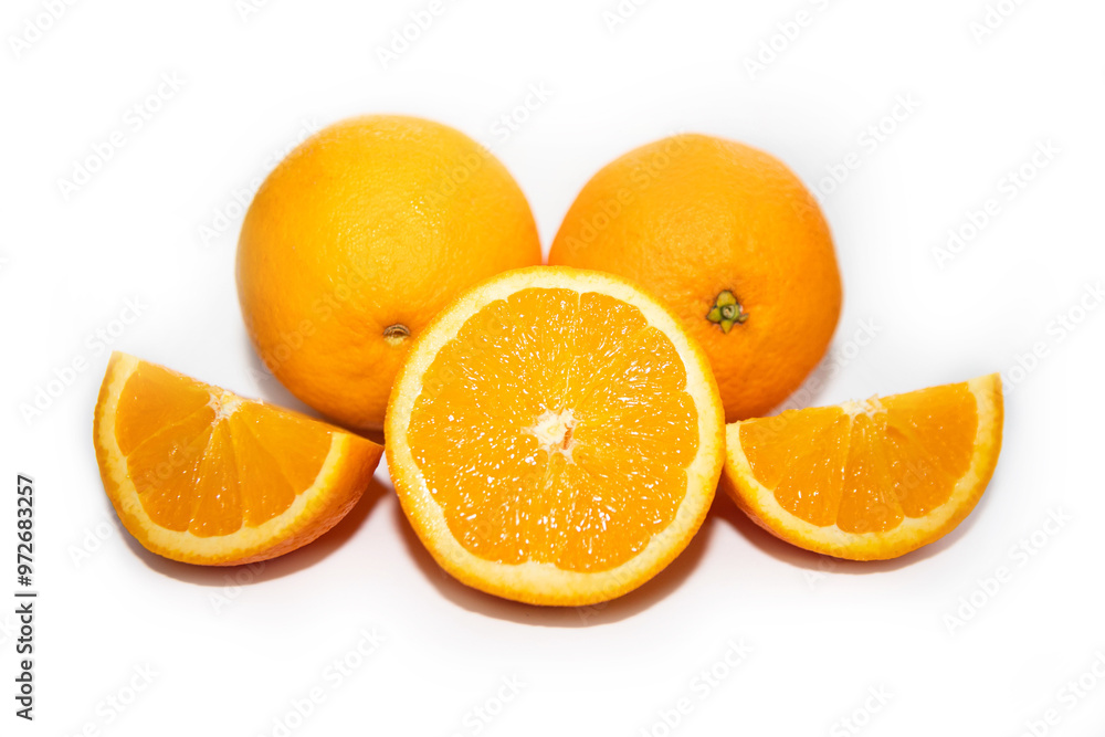 orange fruit isolated on white background orange fruit isolated on white background