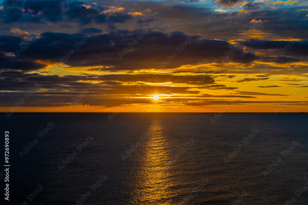 Obraz premium Sunrise at Whitby UK