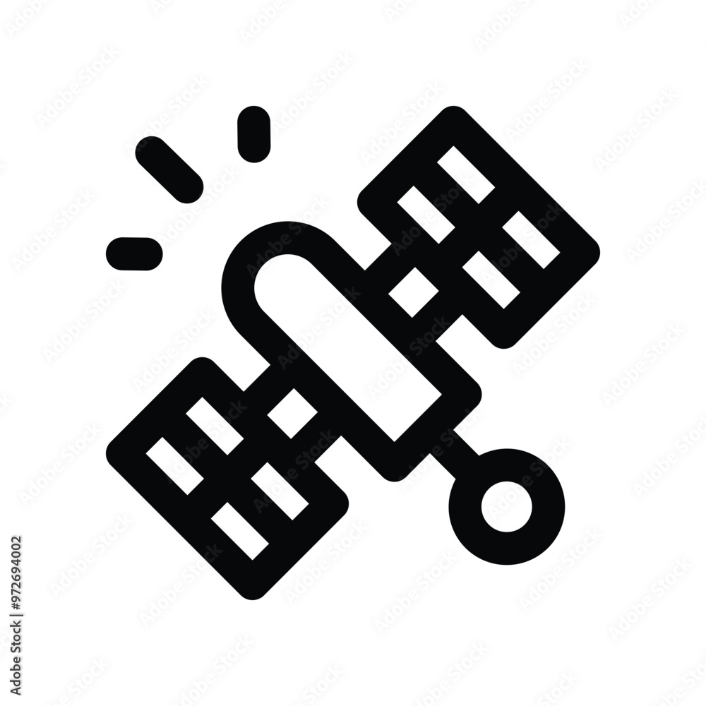 satellite icon. vector line icon for your website, mobile, presentation, and logo design. satellite icon. vector line icon for your website, mobile, presentation, and logo design.