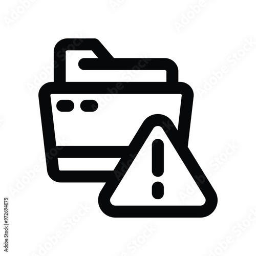 error data icon. vector line icon for your website, mobile, presentation, and logo design.