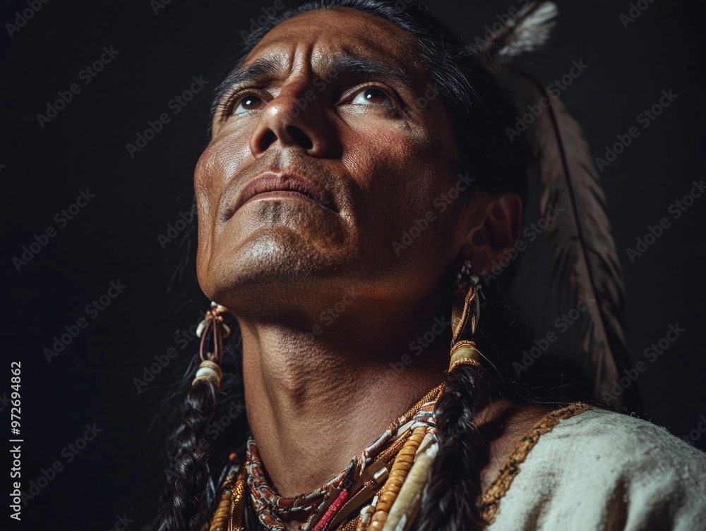 Indigenous Leader, American Indian Tribe Indigenous Leader, American Indian Tribe