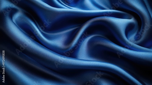 Wallpaper Mural Soft velvet texture background in deep royal blue, smooth and luxurious surface, rich fabric effect velvet texture, luxury Torontodigital.ca