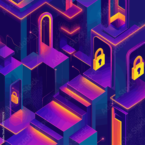 Isometric Digital Security with Online Banking