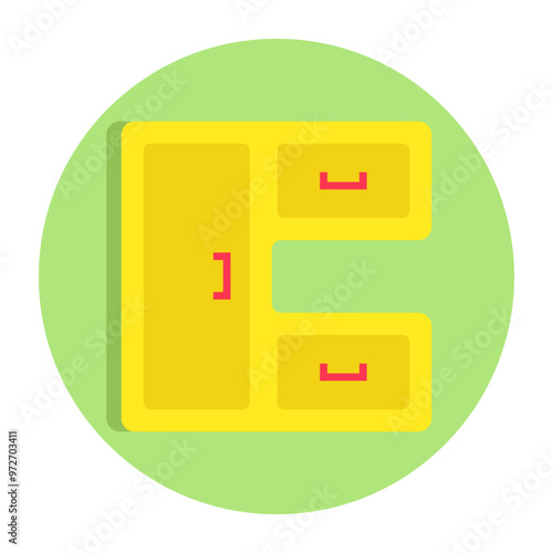 Premium download icon of drawers