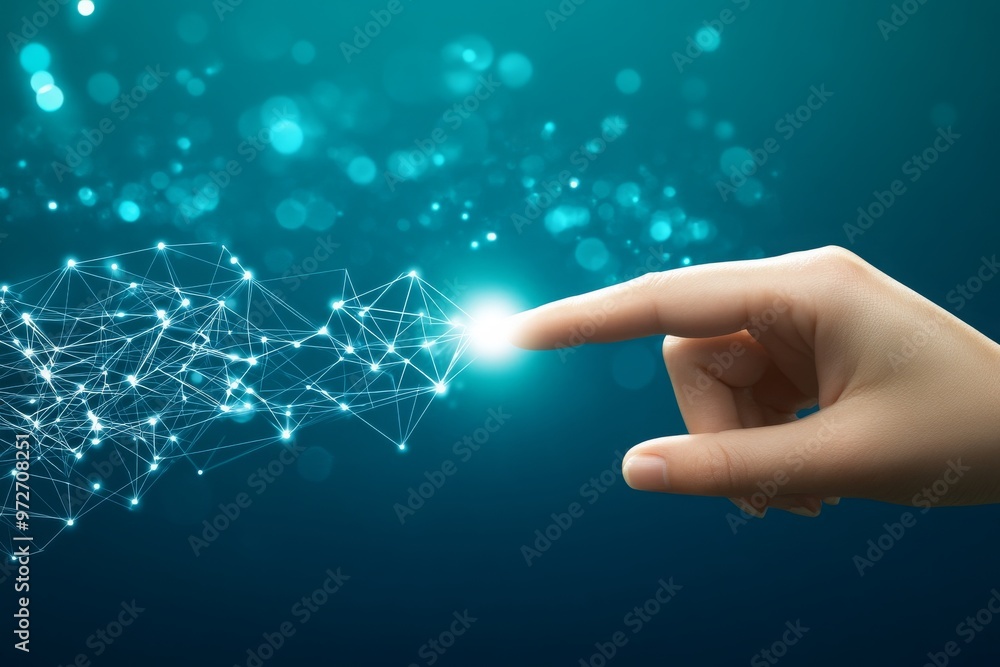 Hand Interacting with a Network of Light Hand Interacting with a Network of Light