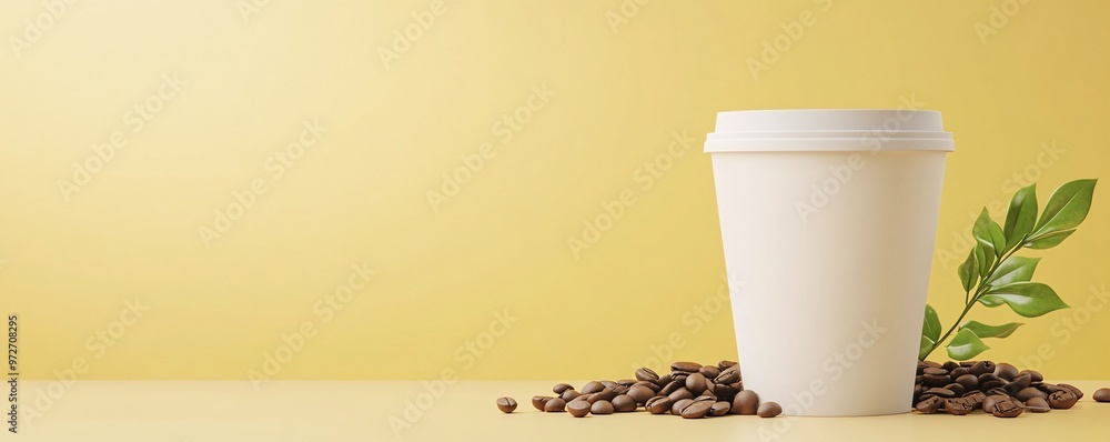 Celebrate National Coffee Day with 3D Aromatic Coffee Cup Mockup - Cozy Cafe Ambiance Featuring Creative Latte Art and Festive Beans for a Warm Inviting Atmosphere Celebrate National Coffee Day with 3D Aromatic Coffee Cup Mockup - Cozy Cafe Ambiance Featuring Creative Latte Art and Festive Beans for a Warm Inviting Atmosphere