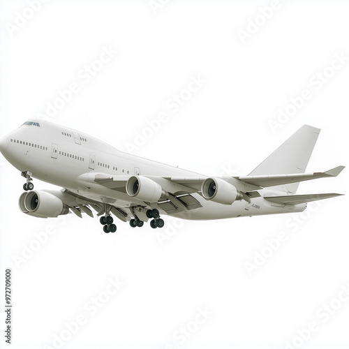 Jumbo Jet Isolated