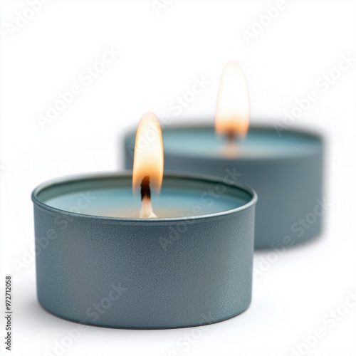 Tea Light Candles Isolated