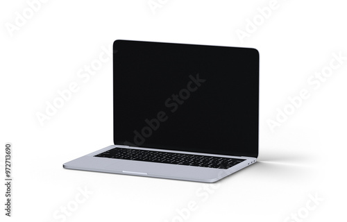 Laptop Computer Desktop Monitor Screen Device Mockup Template