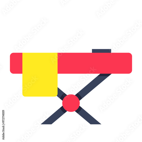 A perfect design icon of iron stand