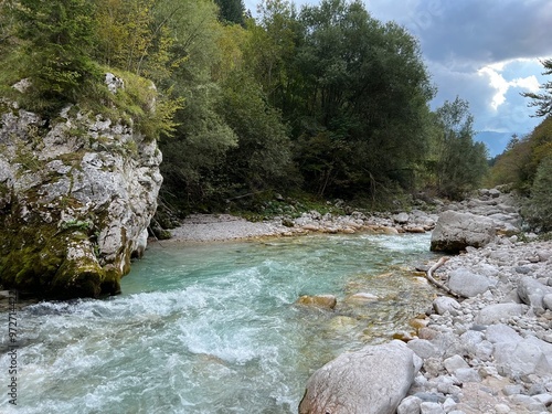 Natural monument Koritnica gorge, Bovec (Triglav National Park, Slovenia) - Koritnica-Schlucht und Naturdenkmal Tröge Kluze (Triglav-Nationalpark) - Naravni spomenik Soteska Koritnice in Klužka korita photo