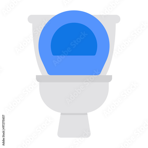 An icon design of commode