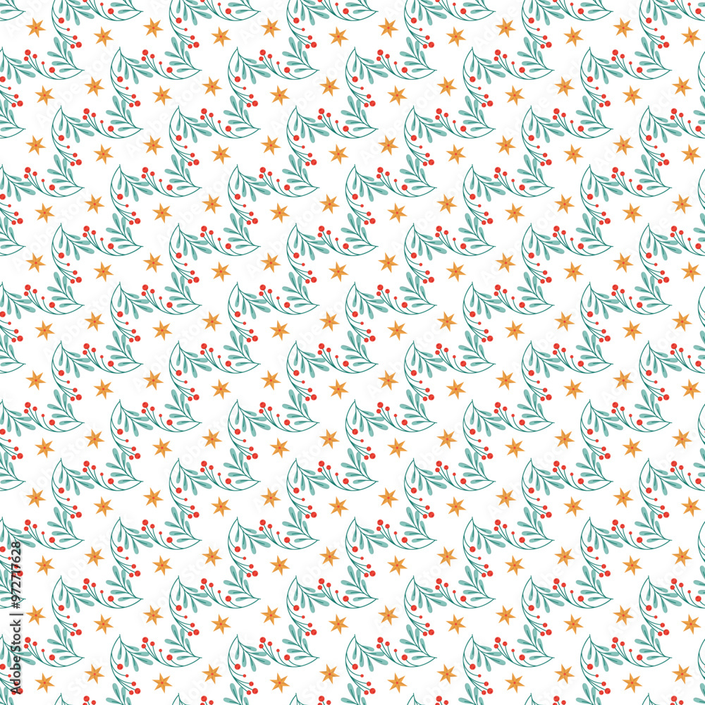 Realistic Christmas celebration pattern design Realistic Christmas celebration pattern design
