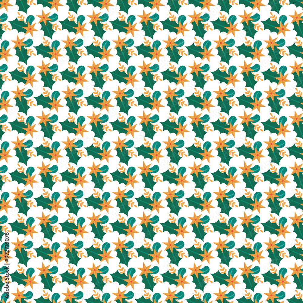 Realistic Christmas celebration pattern design Realistic Christmas celebration pattern design