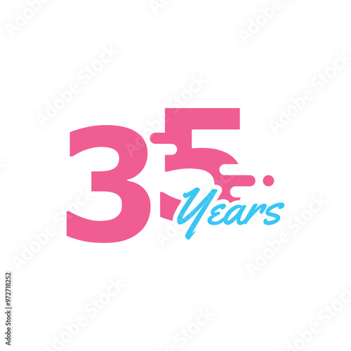 Anniversary Number Fun Design Collection