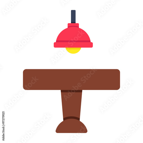 A modern design icon of ceiling lamp